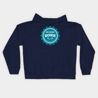 No Wake Zone Rowing Club Kids Hoodie